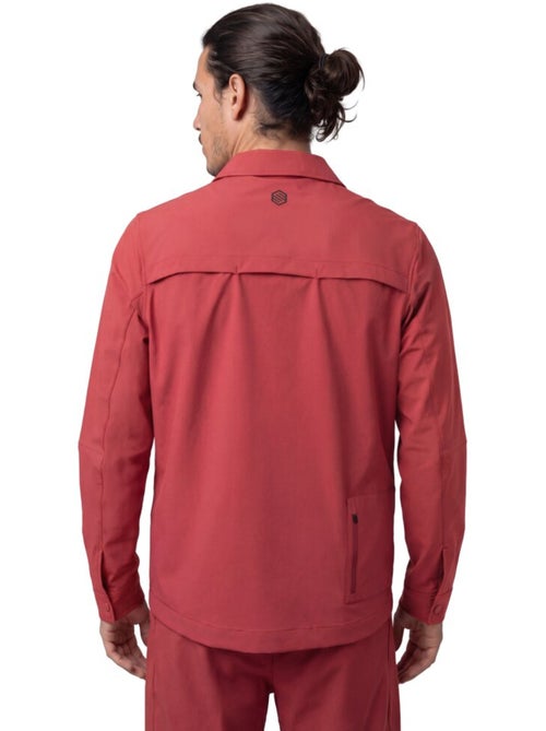 Maglia overshirt estiva da ciclismo gravel da uomo ciclismo uomo stoneway - Kiabi