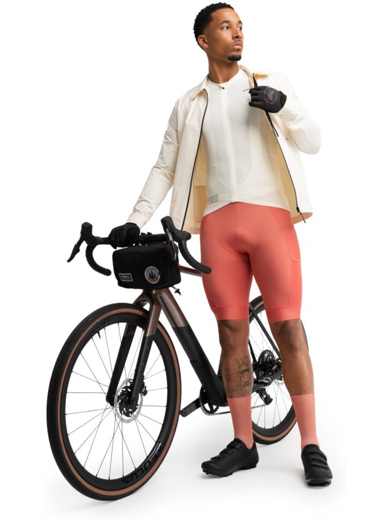 Maglia overshirt estiva da ciclismo gravel da uomo ciclismo uomo stoneway stone Bianco - Kiabi