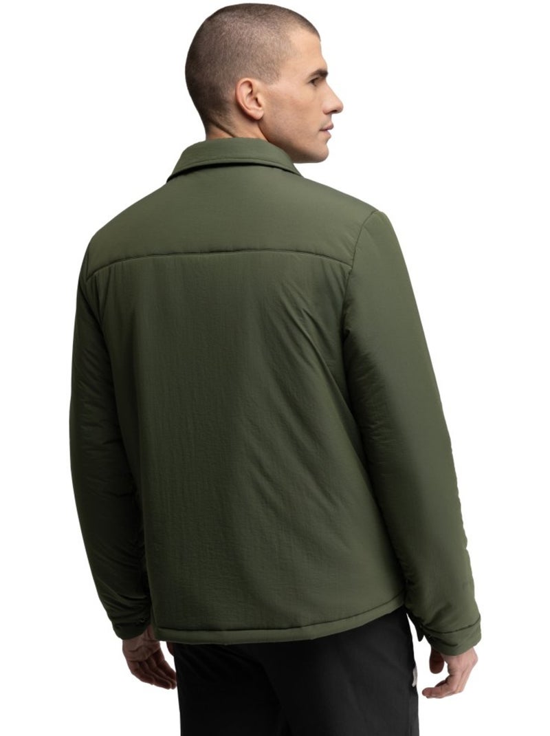 Maglia overshirt isolante da ciclismo gravel da uomo ciclismo uomo timber Verde - Kiabi