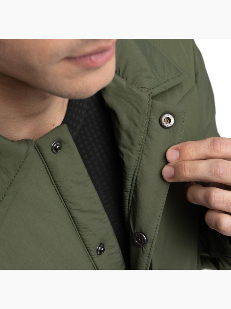Maglia overshirt isolante da ciclismo gravel da uomo ciclismo uomo timber Verde - Kiabi