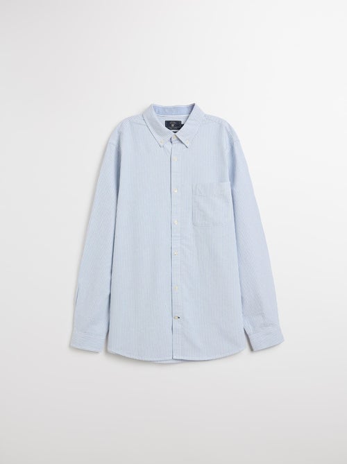 Maglia Oxford a maniche lunghe da uomo a righe, MO Fashion - Kiabi
