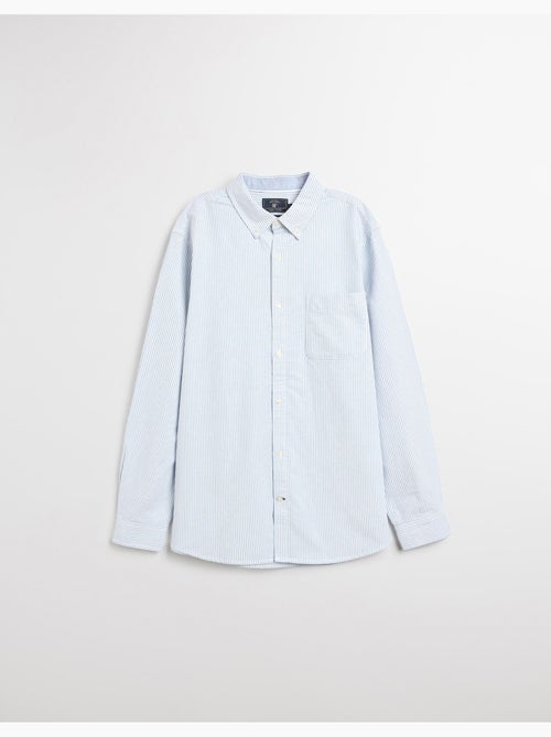 Maglia Oxford a maniche lunghe da uomo a righe, MO Fashion - Kiabi Maglia Oxford a maniche lunghe da uomo a righe, MO Fashion - Kiabi