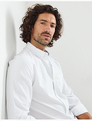 Maglia Oxford a maniche lunghe da uomo, MO Fashion
