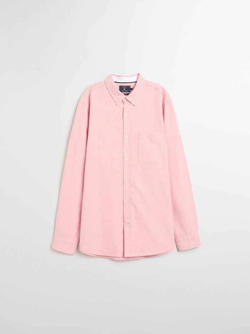 Maglia Oxford a maniche lunghe, MO Fashion Rosa - Kiabi