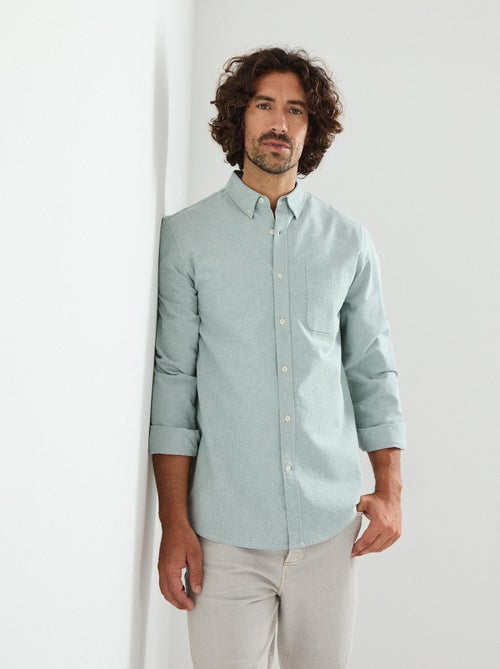 Maglia Oxford a maniche lunghe, MO Fashion - Kiabi