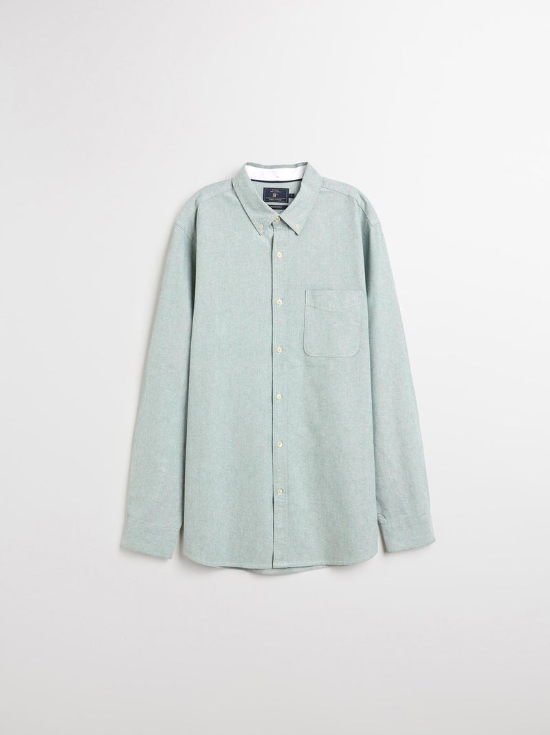 Maglia Oxford a maniche lunghe, MO Fashion Verde - Kiabi