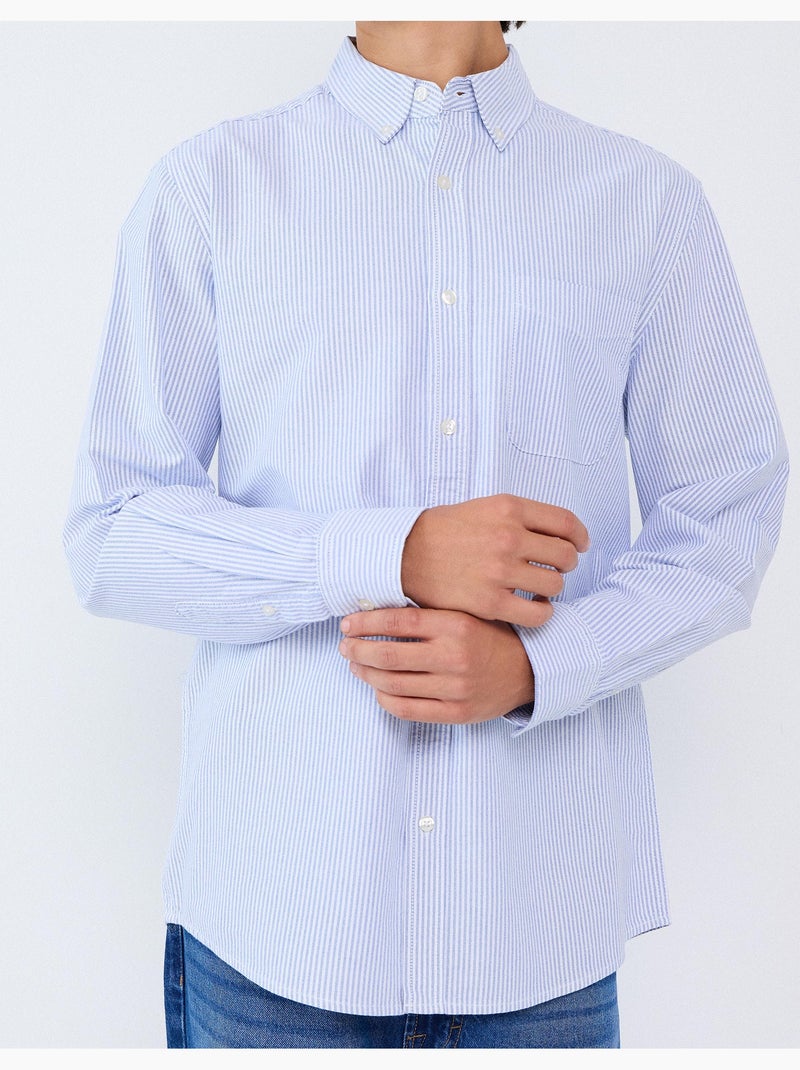 Maglia oxford, mo fashion Blu - Kiabi