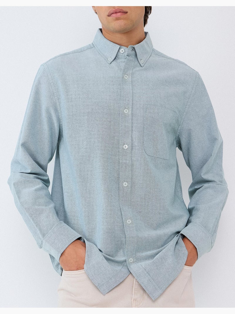 Maglia oxford, mo fashion Verde - Kiabi