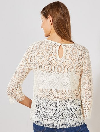 Maglia pizzo - Kiabi