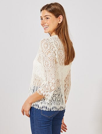 Maglia pizzo - Kiabi