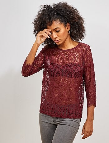 Maglia pizzo - Kiabi