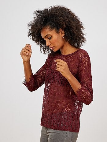 Maglia pizzo - Kiabi