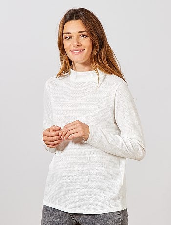 Maglia pointelle - Kiabi