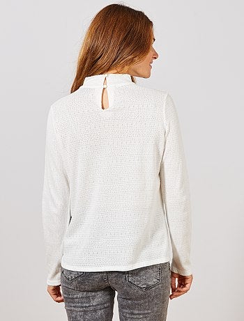 Maglia pointelle - Kiabi