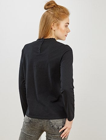 Maglia ricamo inglese - Kiabi