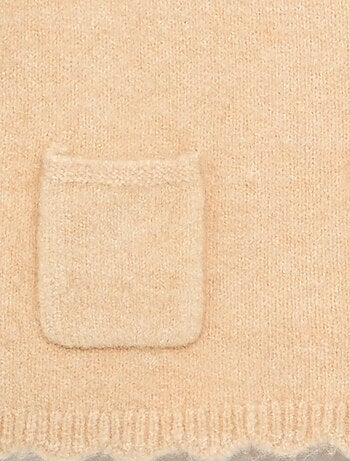 Maglia senza maniche con sciarpa rimovibile