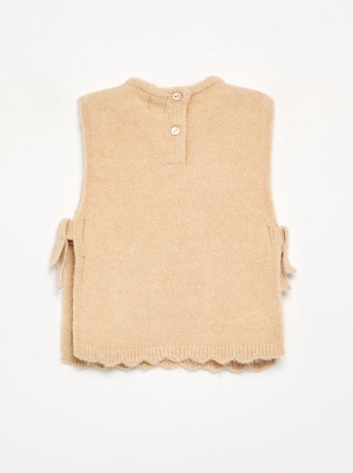 Maglia senza maniche con sciarpa rimovibile - Kiabi Maglia senza maniche con sciarpa rimovibile - Kiabi