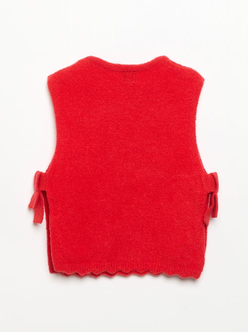Maglia senza maniche con sciarpa rimovibile - Kiabi Maglia senza maniche con sciarpa rimovibile - Kiabi