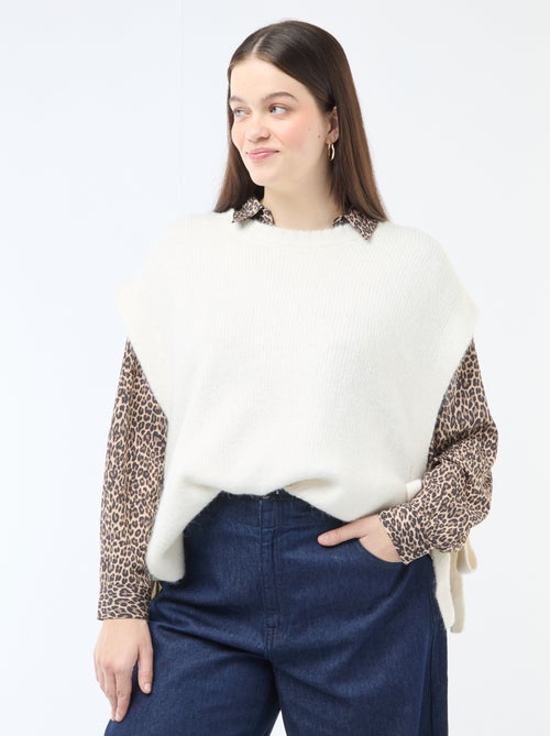 Maglia smanicata da annodare sui lati - Kiabi