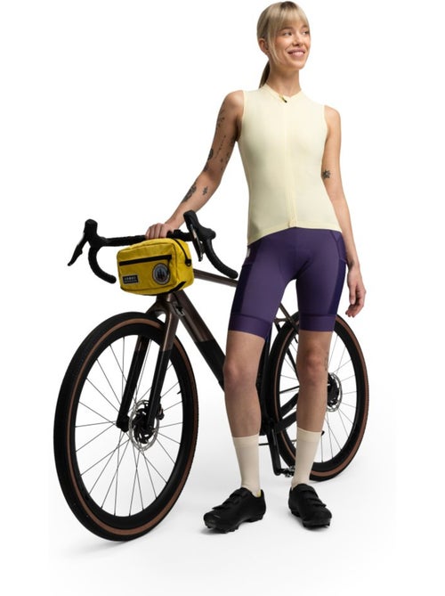 Maglia smanicata da ciclismo gravel da donna ciclismo donna gm4 strata light yel - Kiabi Maglia smanicata da ciclismo gravel da donna ciclismo donna gm4 strata light yel - Kiabi