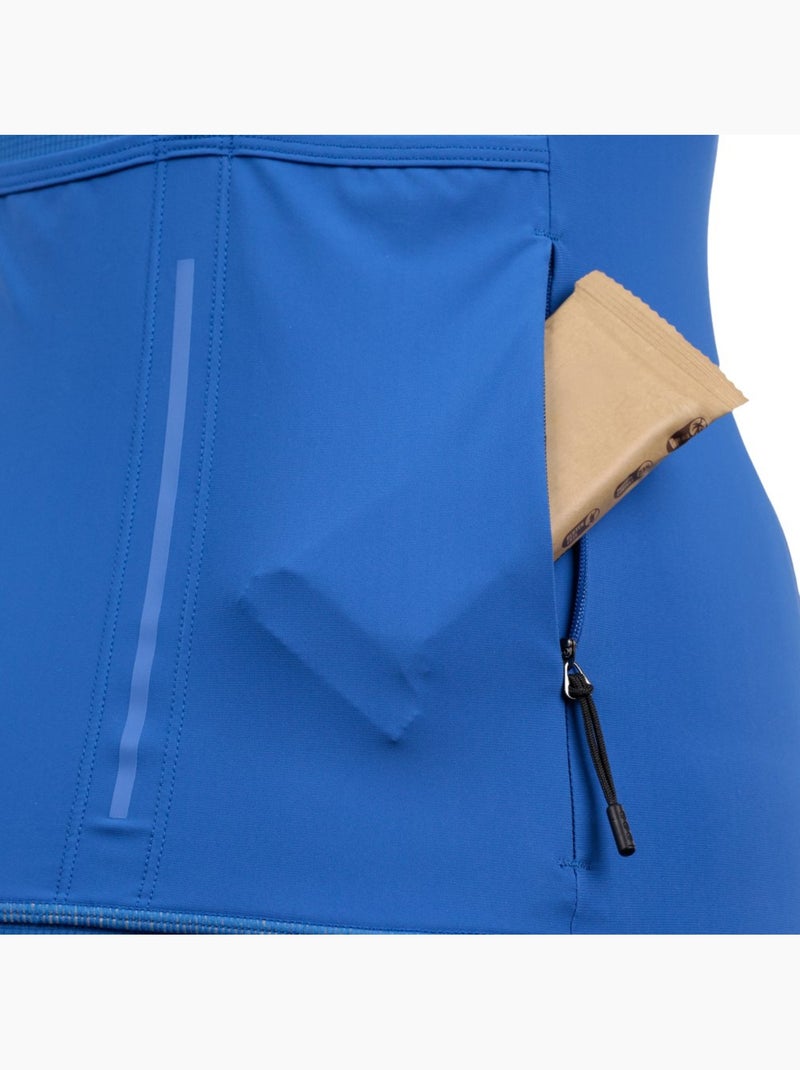 Maglia smanicata da ciclismo gravel da donna ciclismo donna gm4-w strata Blu - Kiabi