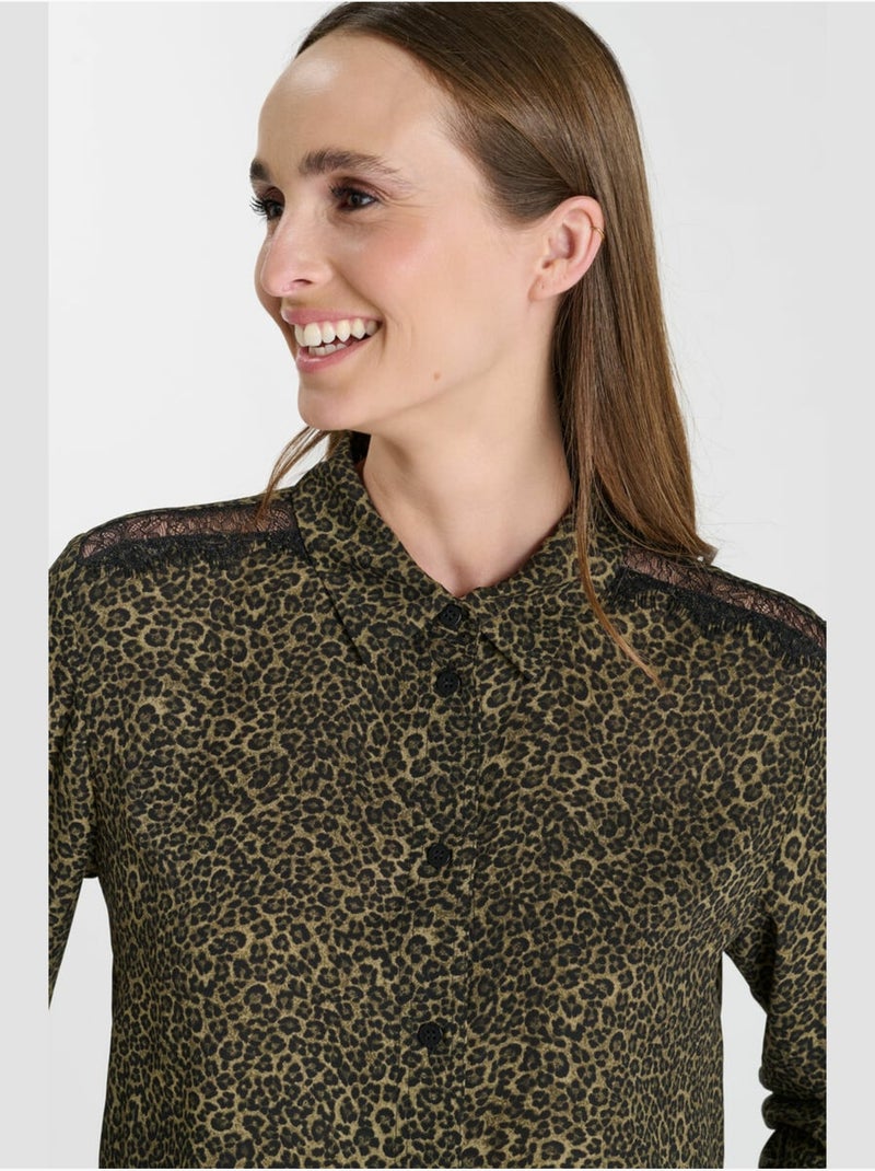 Maglia solale Cachi - Kiabi