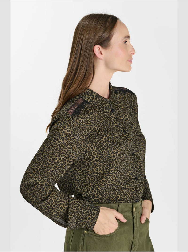 Maglia solale Cachi - Kiabi