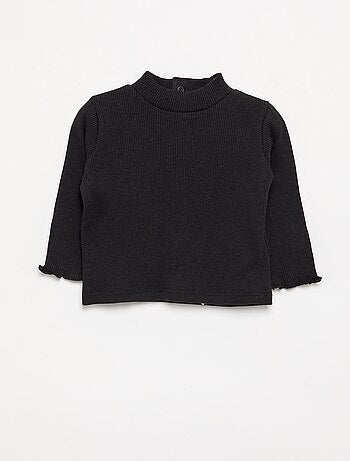 Maglia sottogiacca a costine