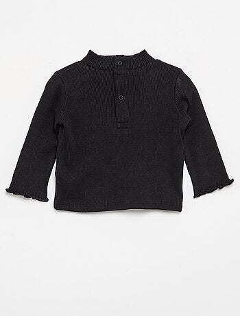 Maglia sottogiacca a costine
