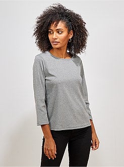 Maglia stampa 'pied de poule' - Kiabi