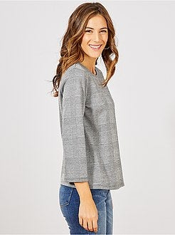 Maglia stampa 'Principe di Galles' - Kiabi