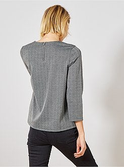 Maglia stampa spina di pesce - Kiabi