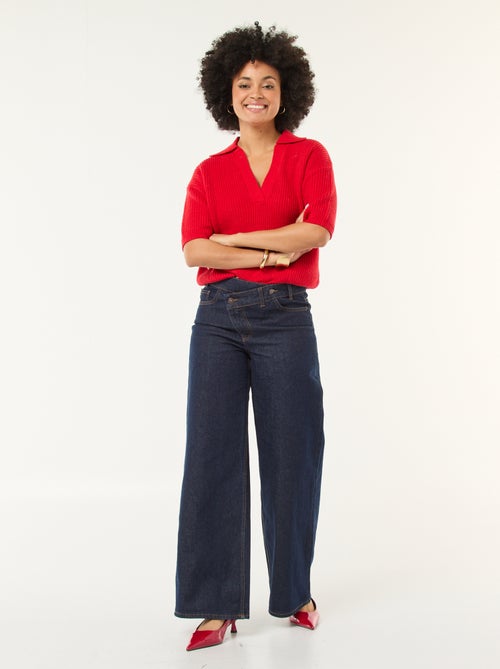 Maglia stile polo con scollo a V - Kiabi