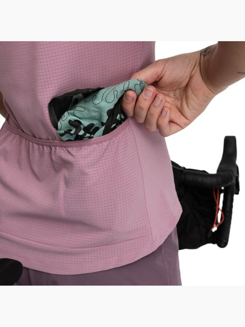 Maglia tecnica a maniche corte da bikepacking da donna ciclismo donna map - Kiabi Maglia tecnica a maniche corte da bikepacking da donna ciclismo donna map - Kiabi