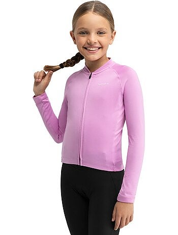 Maglia termica da ciclismo a maniche lunghe bambina ciclismo bambini e bambine k