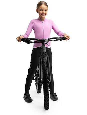 Maglia termica da ciclismo a maniche lunghe bambina ciclismo bambini e bambine k