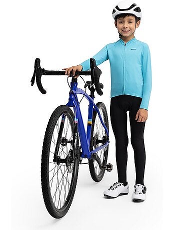 Maglia termica da ciclismo a maniche lunghe bambino ciclismo bambini e bambine k