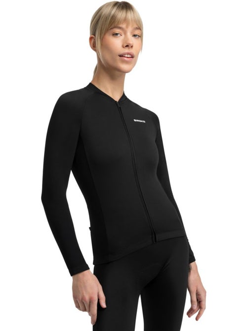 Maglia termica da ciclismo a maniche lunghe donna ciclismo donna core ashland - Kiabi
