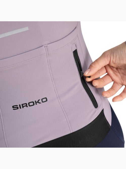 Maglia termica da ciclismo a maniche lunghe donna ciclismo donna m7 vivione - Kiabi