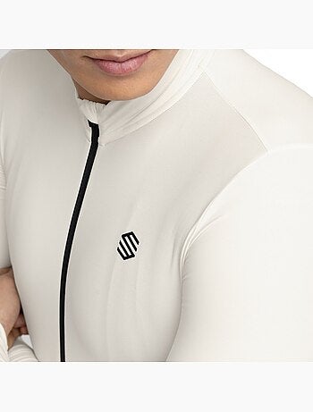 Maglia termica da ciclismo a maniche lunghe uomo ciclismo uomo m7 egret