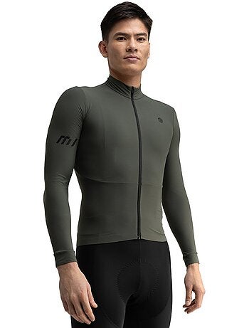 Maglia termica da ciclismo a maniche lunghe uomo ciclismo uomo m7 spinacia