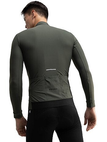 Maglia termica da ciclismo a maniche lunghe uomo ciclismo uomo m7 spinacia