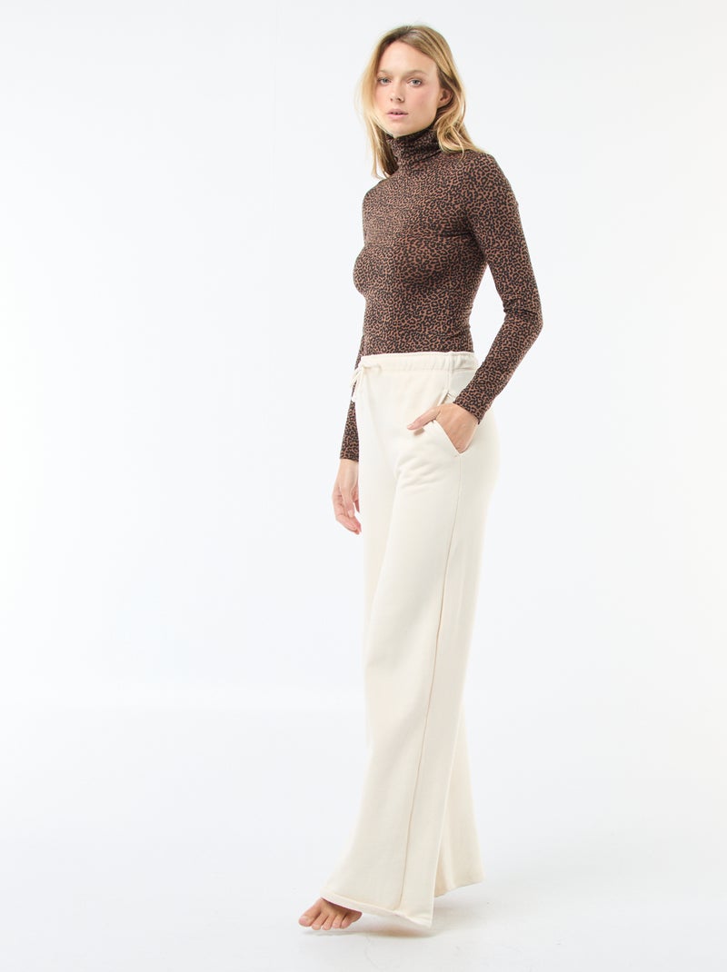 Maglia termica effetto seconda pelle Marrone - Kiabi