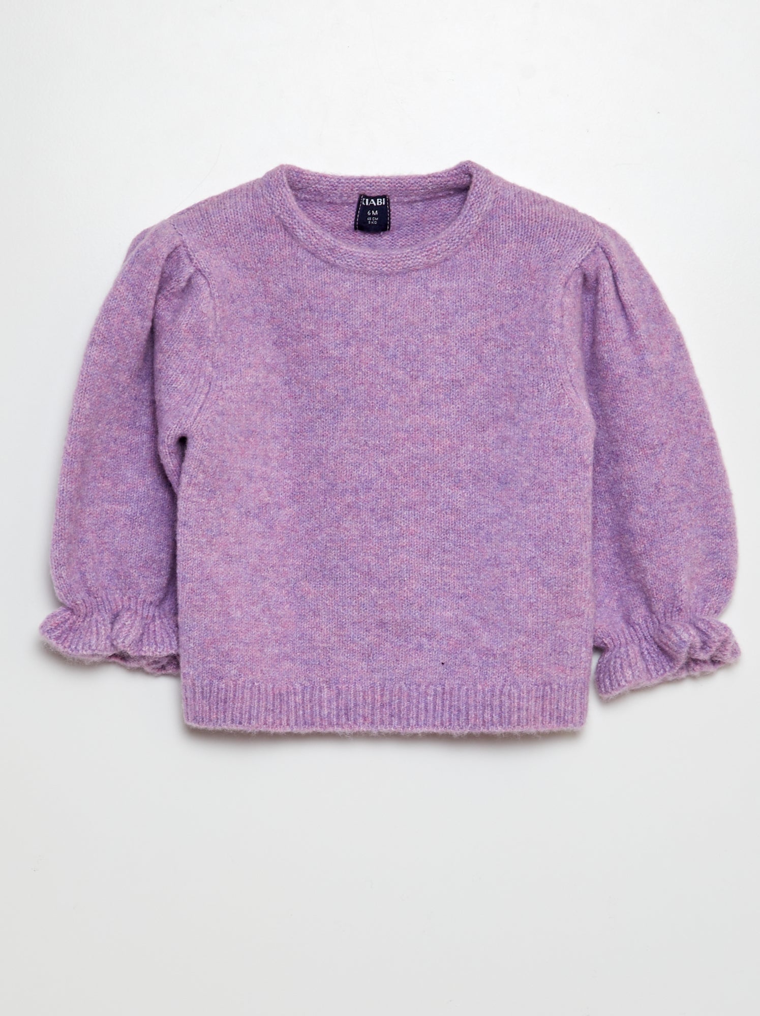 Snood In Maglia Tinta Unita - Bianco - Bambina - 6.00 - Foto 12