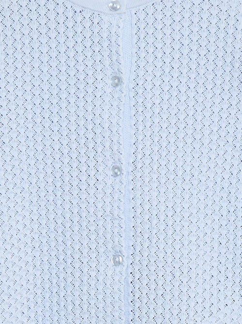 Maglia traforata con scollo rotondo - Kiabi