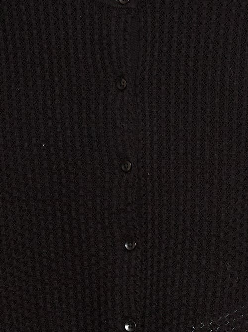 Maglia traforata con scollo rotondo - Kiabi