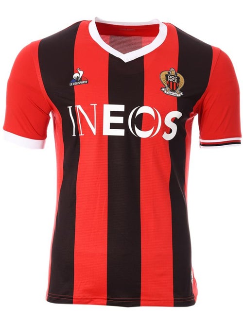Maglia Ufficiale OGC Nice Home Uomo Le Coq Sportif 2023/2024 - Kiabi Maglia Ufficiale OGC Nice Home Uomo Le Coq Sportif 2023/2024 - Kiabi