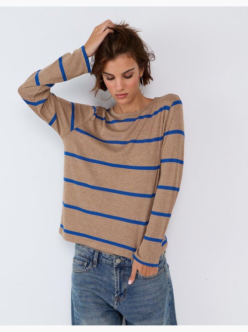 Maglie a maglietta a maniche lunghe, mo fashion - Kiabi Maglie a maglietta a maniche lunghe, mo fashion - Kiabi