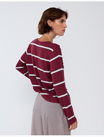 Maglie a maglietta a maniche lunghe, mo fashion