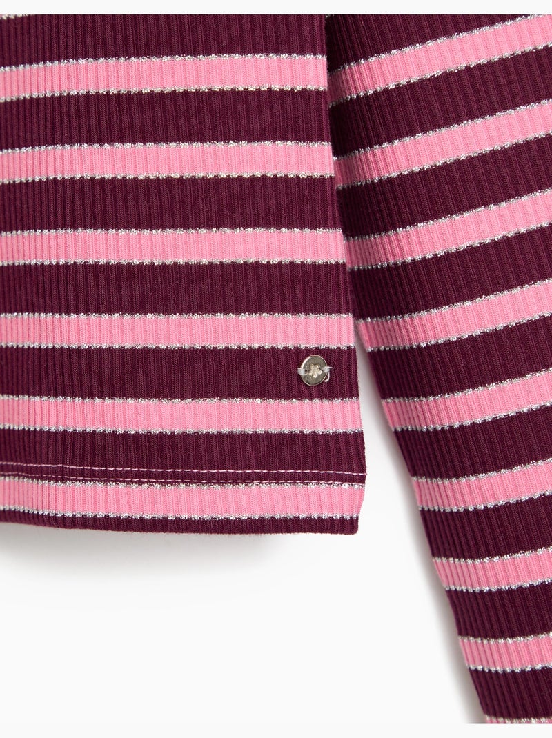Maglie a maglietta a maniche lunghe, mo fashion Viola - Kiabi